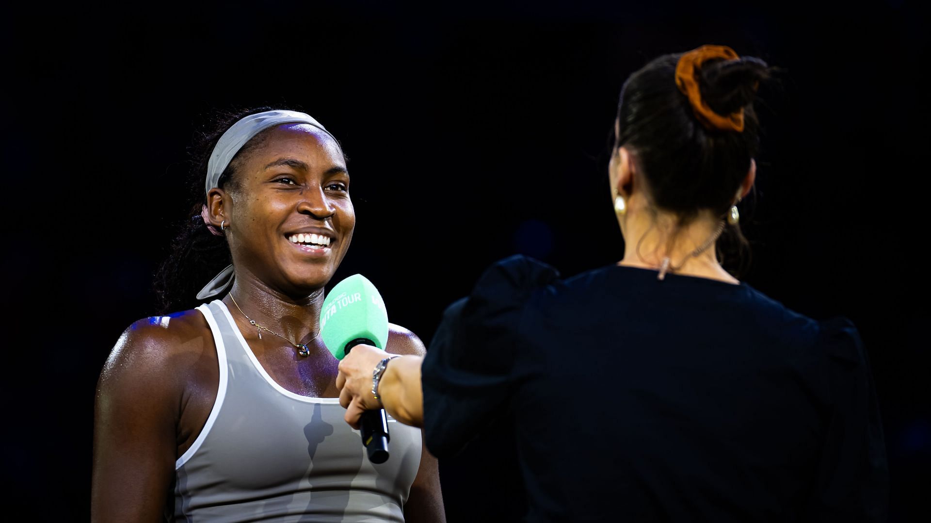 Coco Gauff at the Porsche Tennis Grand Prix 2025 - Day 4 - Source: Getty